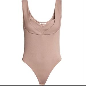 H&M tan bodysuit
